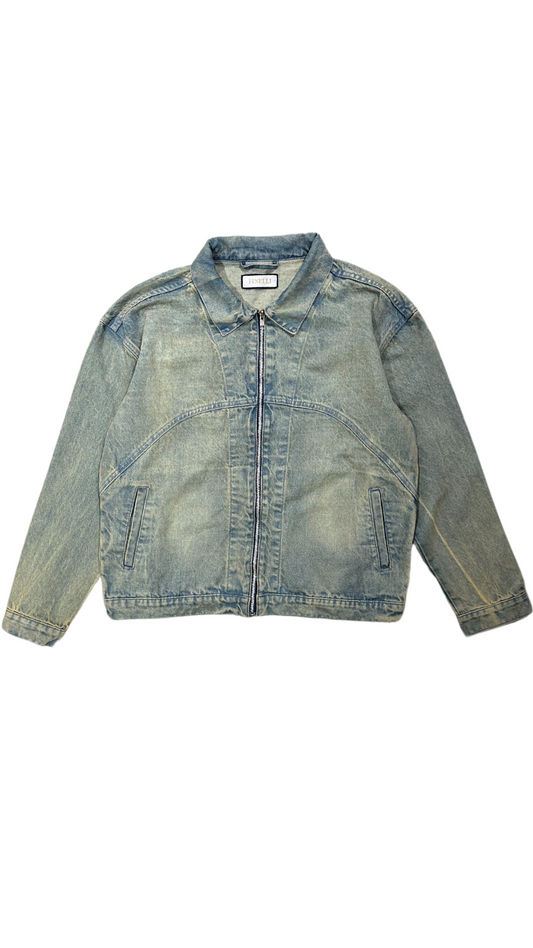 FINELLI Heart Denim Jacket blue