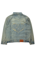 FINELLI Heart Denim Jacket blue