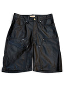 Black Leather Shorts