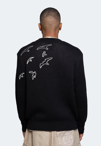 Free Birds Sweater Black - Finelli