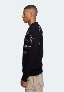 Free Birds Sweater Black - Finelli