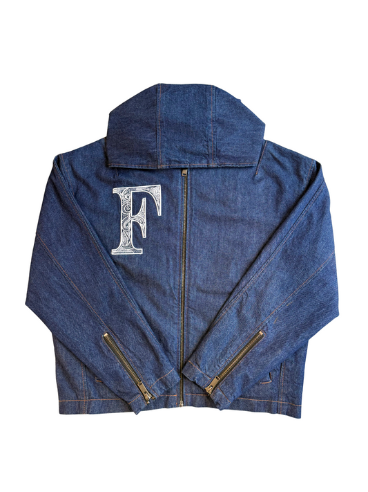 Denim Hoodie Jacket