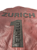 Red Leather Zurich Jacket