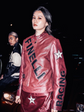 Red Leather Zurich Jacket