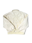FINELLI White Globe Leather Jacket