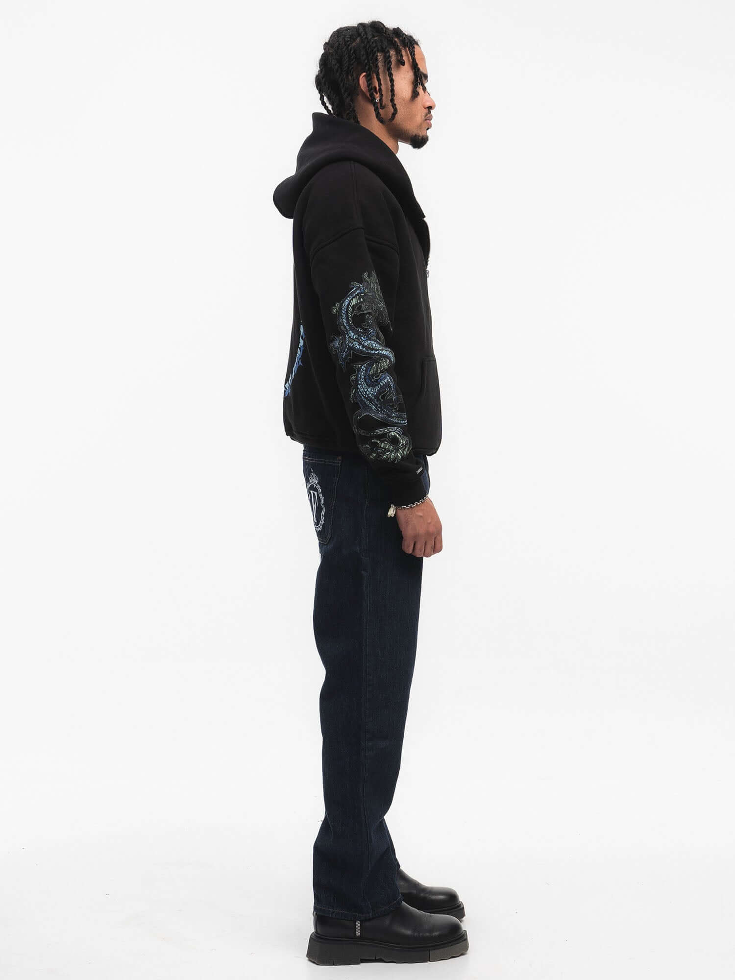 Dragon discount sleeve hoodie