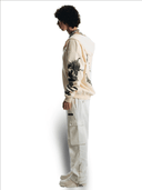 FINELLI Dragon Sleeves Zipper Hoodie Offwhite