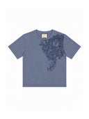 FINELLI Ornament T-Shirt Blue – Vorderseite auf weissem Hintergrund