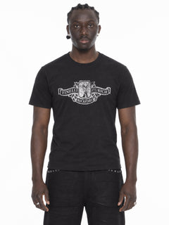 FINELLI Rockstar T-Shirt Schwarz – Vorderansicht am Model