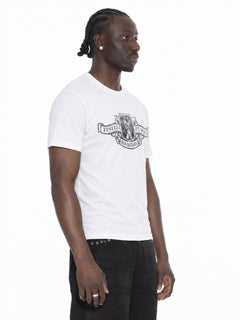 FINELLI Rockstar T-Shirt Weiss – Seitenansicht am Model