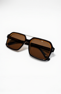 FINELLI Retro Brown Sunglasses
