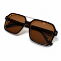 FINELLI Retro Brown Sunglasses