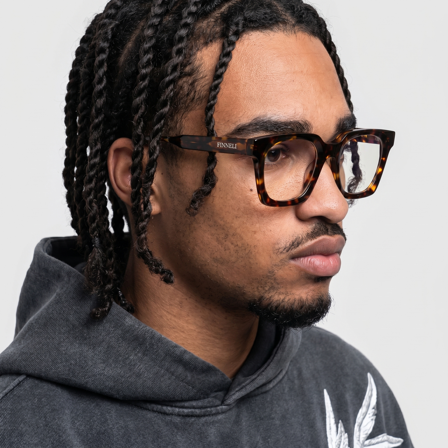 FINELLI Brown Oak Blue Light Glasses