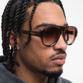FINELLI Amber Brown Sunglasses