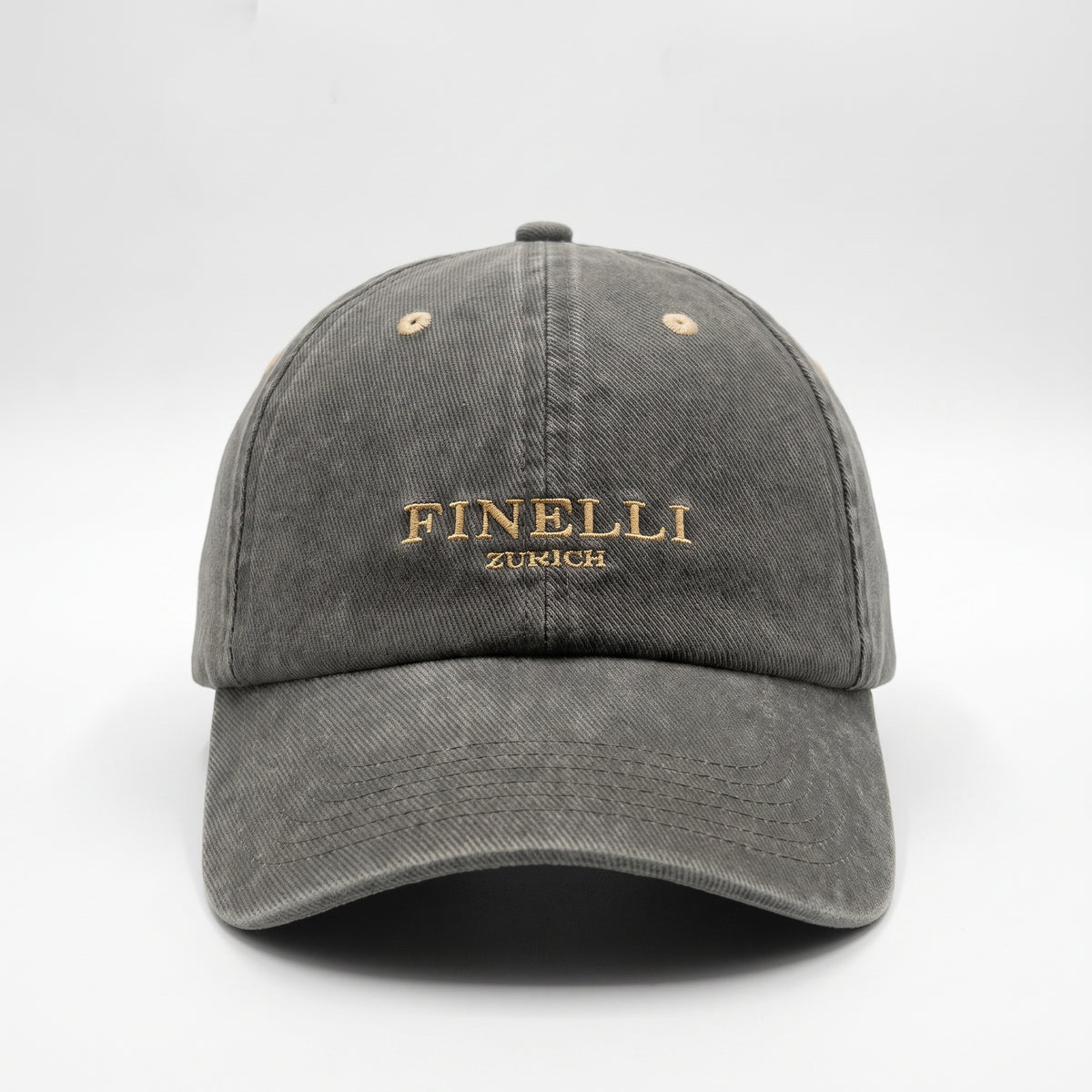 Zurich Cap Grey – FINELLI cap, back view