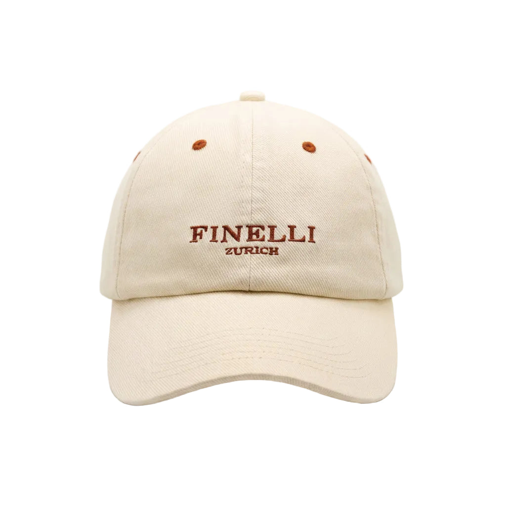 Zürich Cap Cream – FINELLI cap, front view
