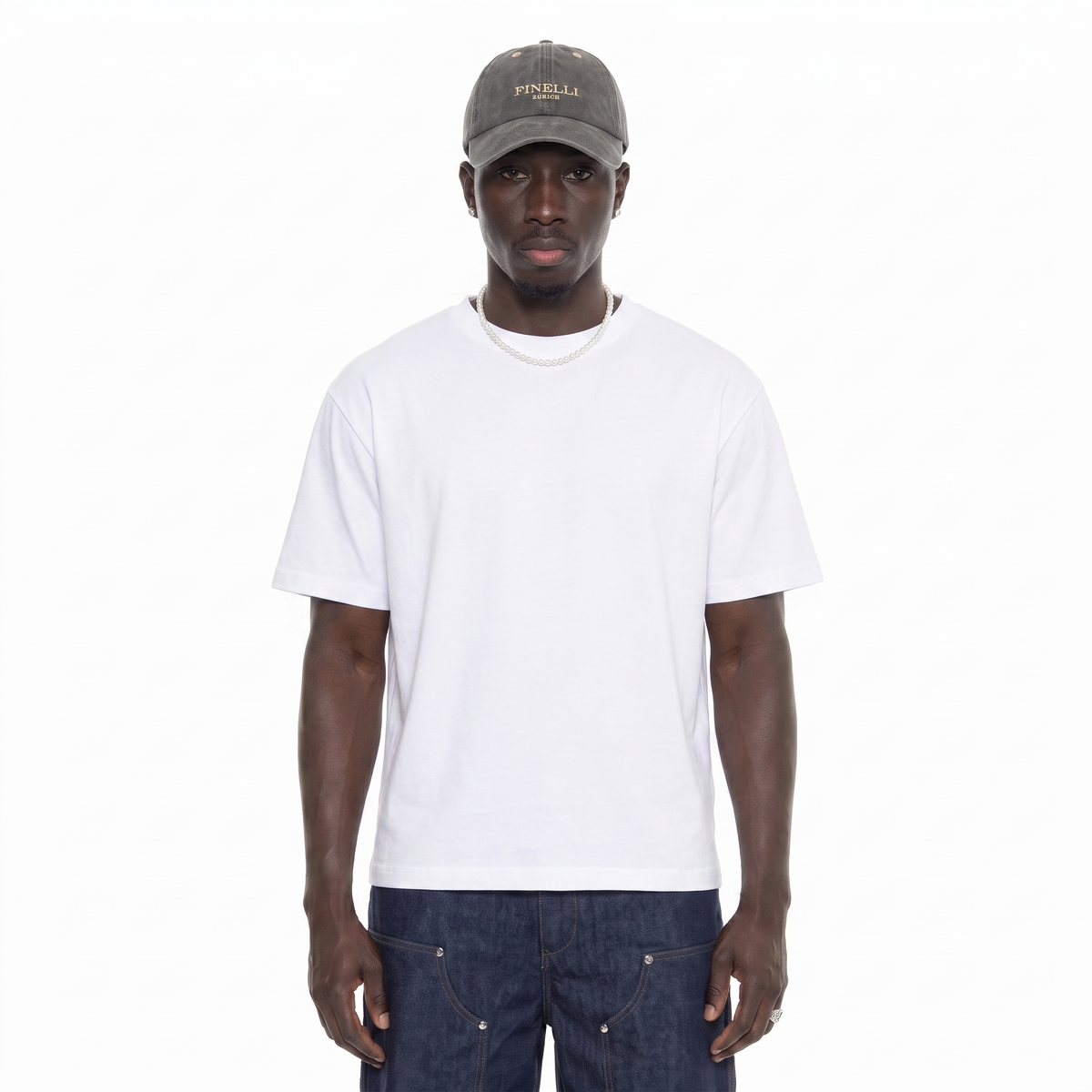Zurich Cap Grey – FINELLI cap, front view