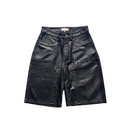 Black Leather Shorts