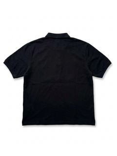 Zürich City Polo Black – FINELLI polo shirt, back view