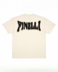 FINELLI Distorted  Logo Cream T-Shirt
