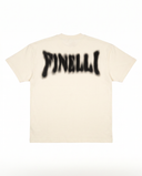 FINELLI Distorted  Logo Cream T-Shirt