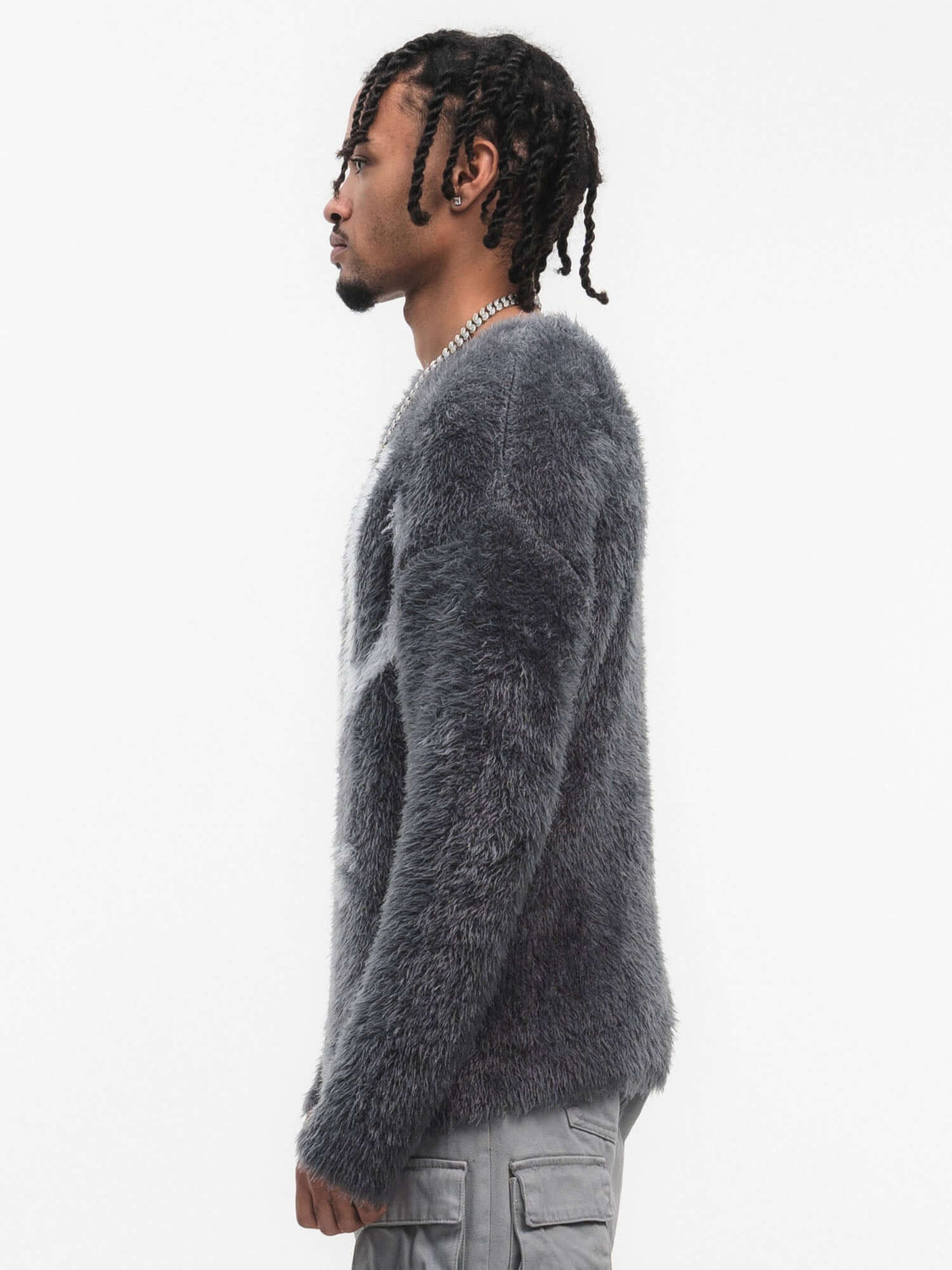 Heart Mohair Sweater – FINELLI knit sweater, detail 2