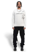 Free Birds Knit Sweater White
