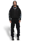 FINELLI Dragon Sleeves Zipper Hoodie