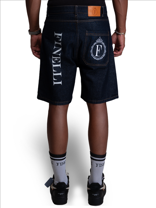 FINELLI Logo Jeans Shorts