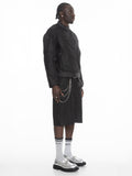 FINELLI Waxed Denim Shorts