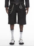 FINELLI Waxed Denim Shorts