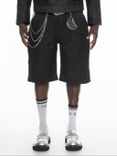 FINELLI Waxed Denim Shorts