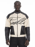 FINELLI Leather Racer Jacket