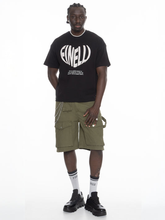 FINELLI Olive Cargo Shorts