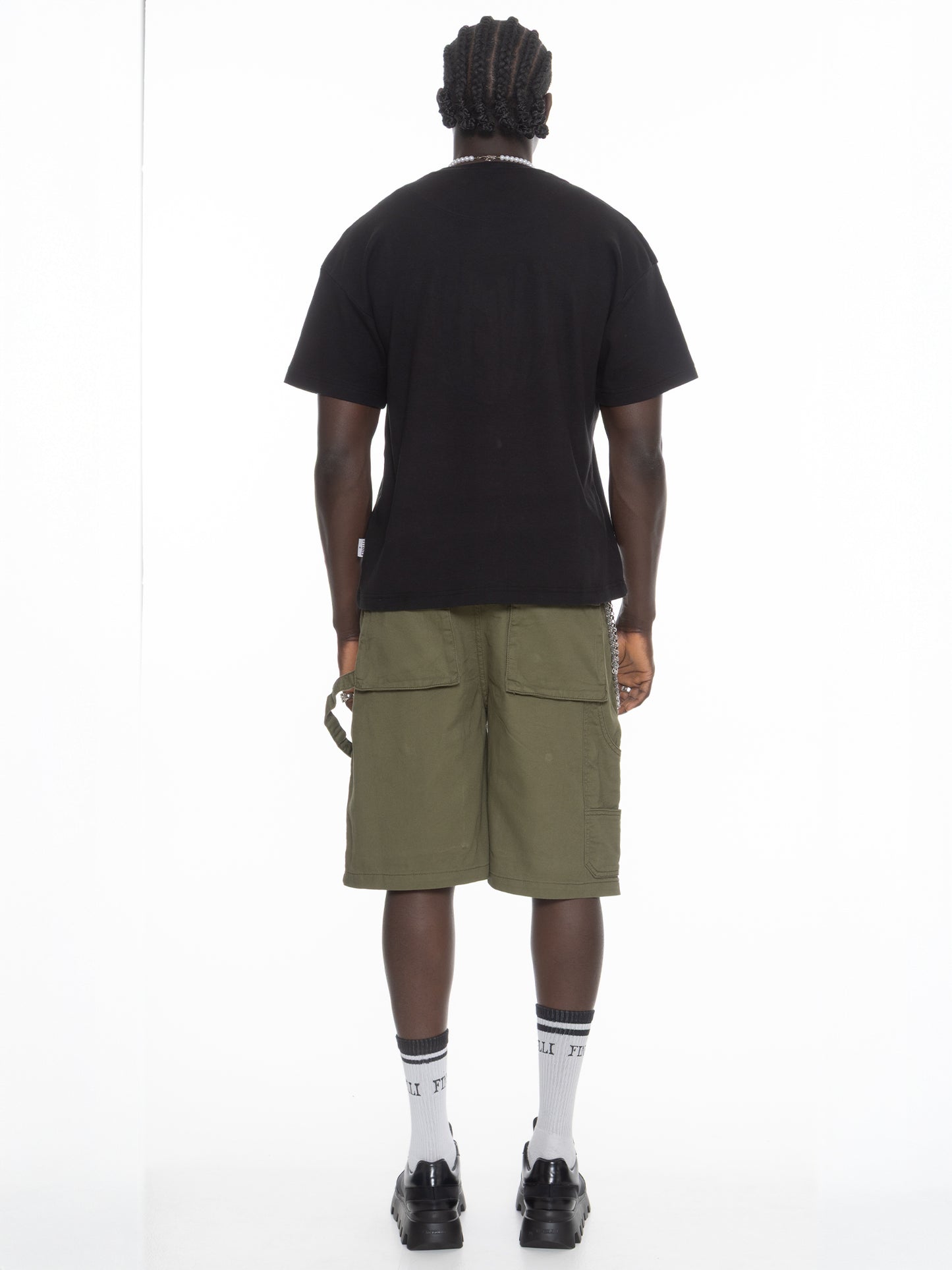 FINELLI Olive Cargo Shorts