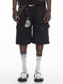 FINELLI Black Cargo Shorts
