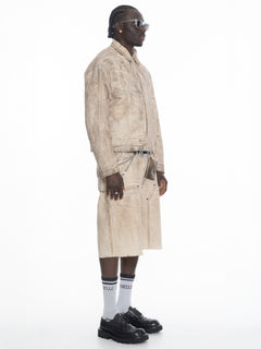 Mud Wash Carpenter Shorts – FINELLI oversized shorts, detail 3