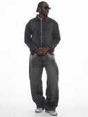 FINELLI Diamond Denim Pants black