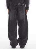 FINELLI Diamond Denim Pants black