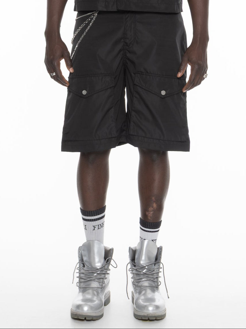 FINELL Nylon Cargo Shorts