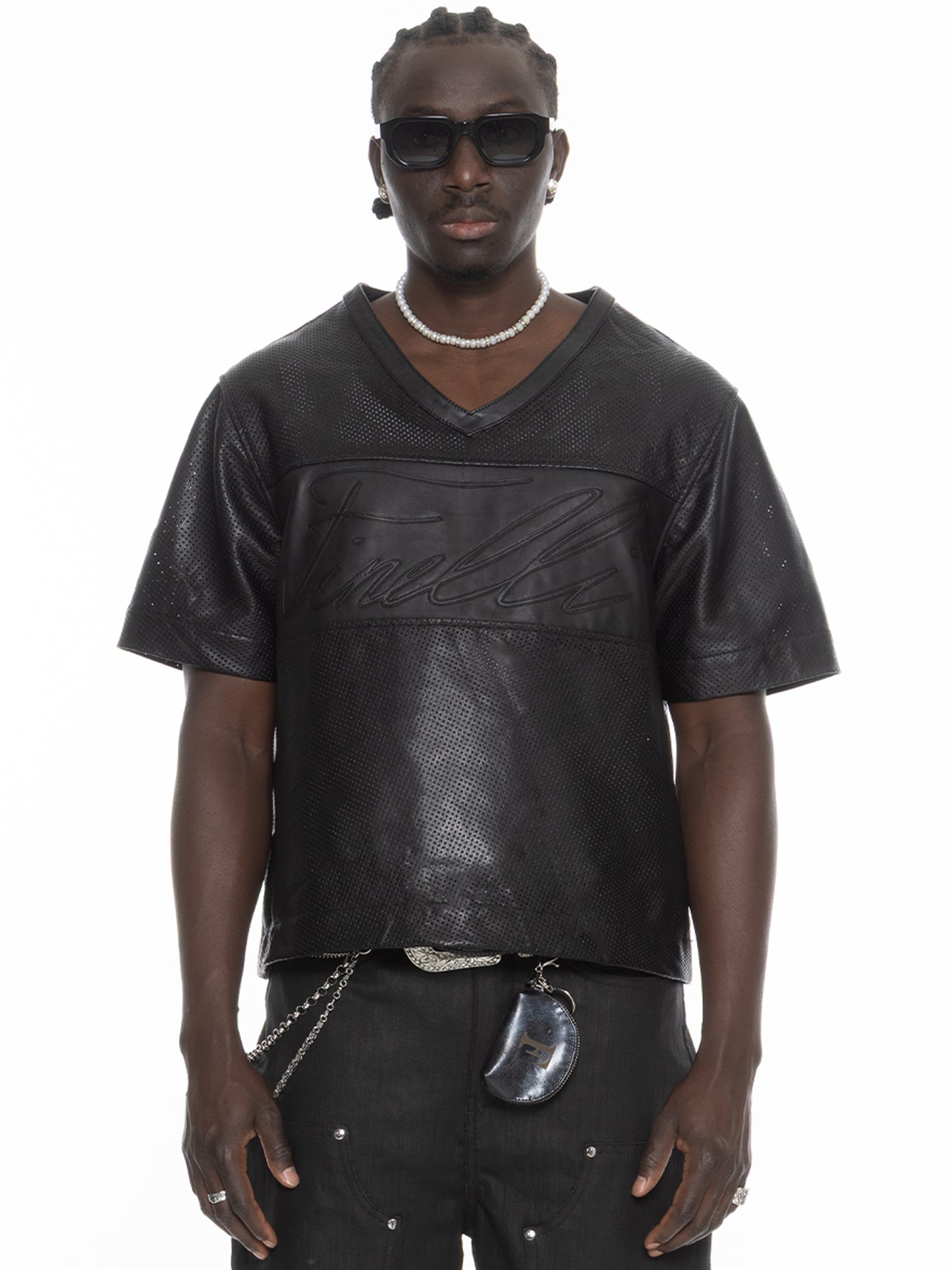 FINELLI Leather Jersey