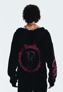 FINELLI Dragon Sleeves Zipper Hoodie Schwarz - Finelli
