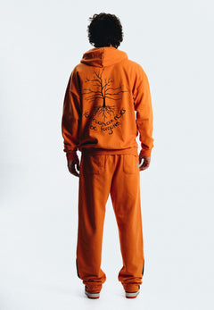 Baggy Sweatpants Orange – FINELLI baggy sweatpants men, detail 3