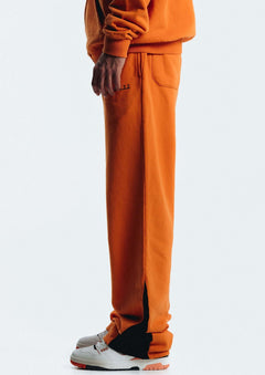 Baggy Sweatpants Orange – FINELLI baggy sweatpants men, detail 2