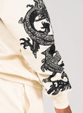 FINELLI Dragon Sleeves Hoodie mit gestickten Konturen - Finelli